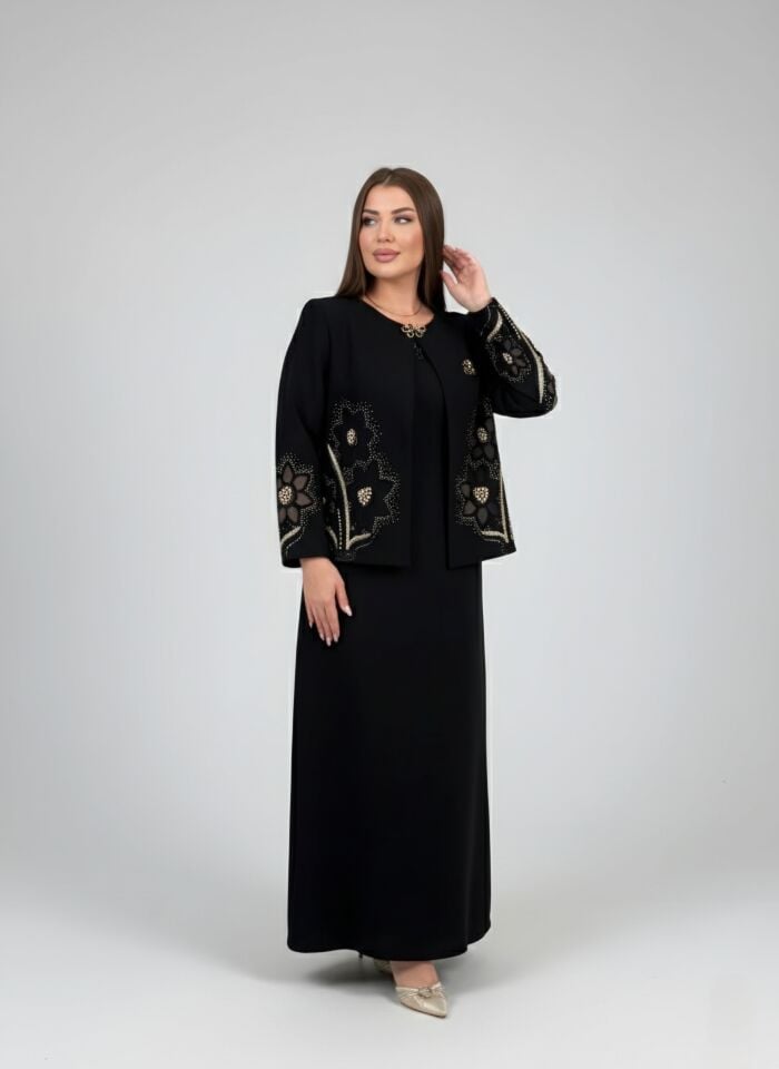 Doğaner Women | Taş İşlemeli ve Nakışlı, Kadın Takım Elbise (4376)