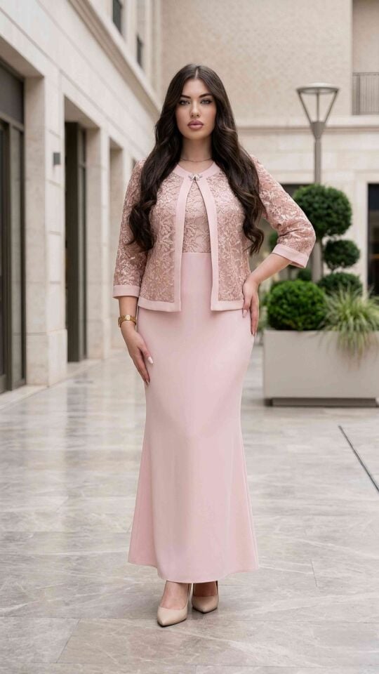 Dantel Ceket, Kadın Abiye Takım Elbise | Doğaner Women ( D75)