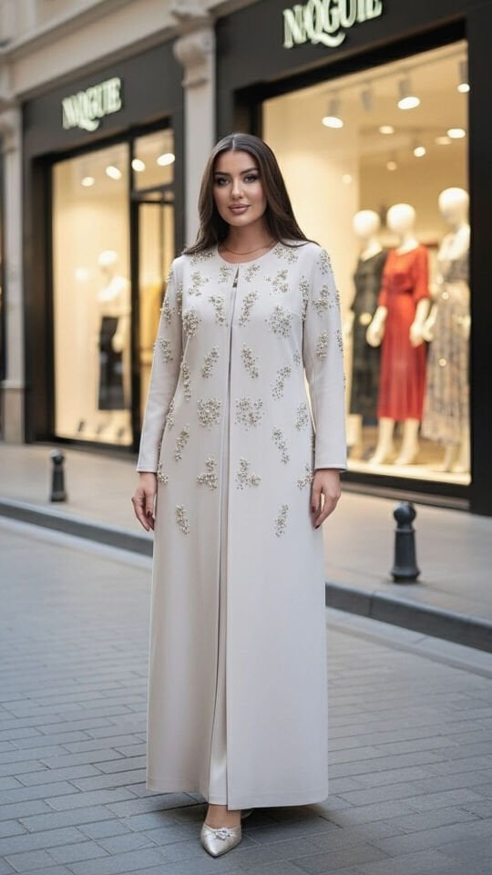 Doğaner Women | Taş İşlemeli, Etekli Kadın Takım Elbise (4419)