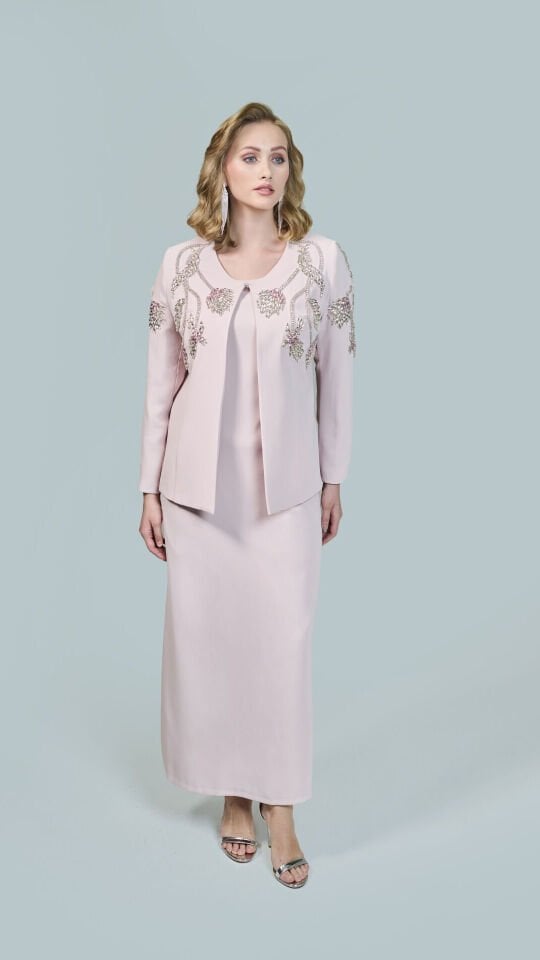 Doğaner Women | Taş İşlemeli, Kadın Takım Elbise (4316)