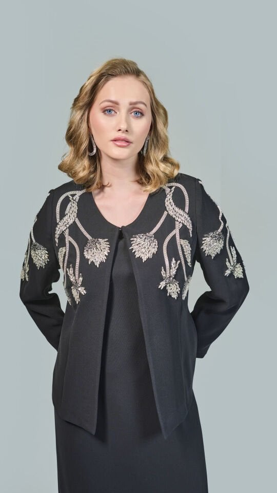 Doğaner Women | Taş İşlemeli, Kadın Takım Elbise (4316)