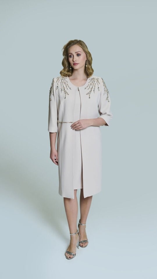Doğaner Women | Taş İşlemeli, Kadın Takım Elbise (4315)