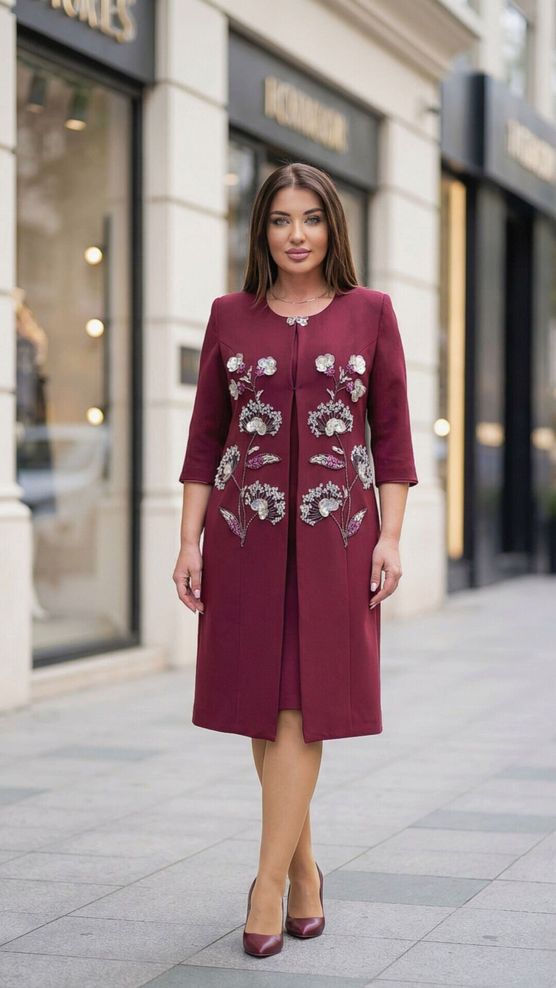 Doğaner Women | Taş İşlemeli, Kadın Takım Elbise (4442)