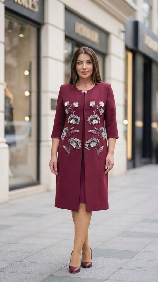 Doğaner Women | Taş İşlemeli, Kadın Takım Elbise (4442)