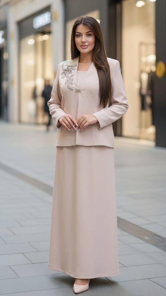 Doğaner Women | Taş İşlemeli, Kadın Takım Elbise (4448)