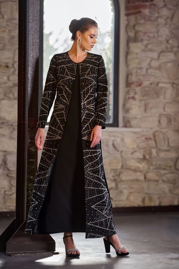 Doğaner Women | Taş işlemeli Kadın Takım Elbise (4188)