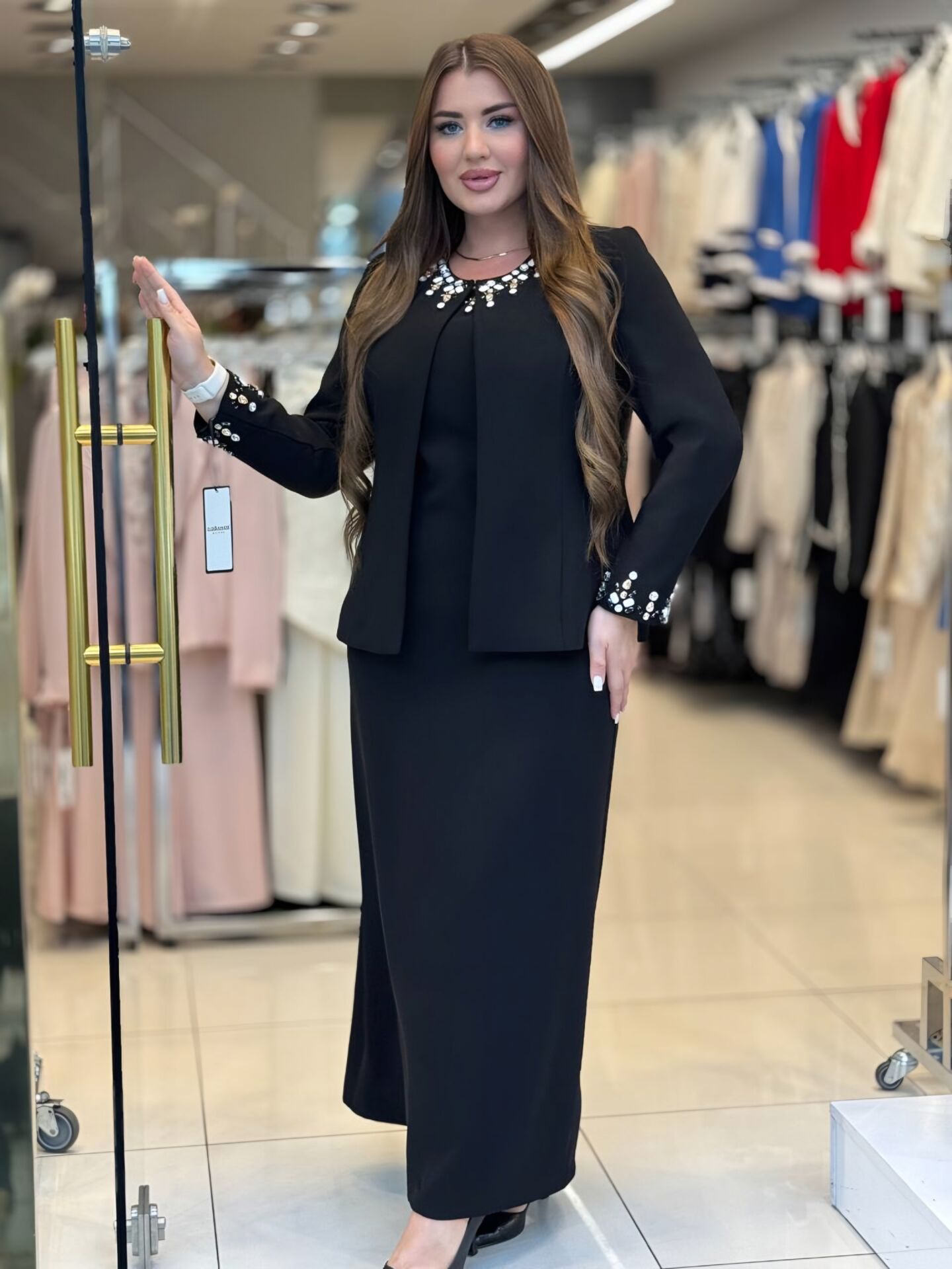 Doğaner Women | Taş İşlemeli, Kadın Takım Elbise (4393)