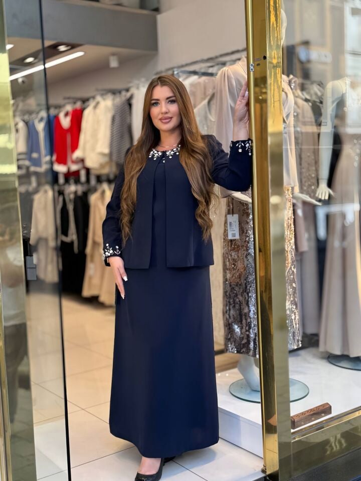 Doğaner Women | Taş İşlemeli, Kadın Takım Elbise (4393)