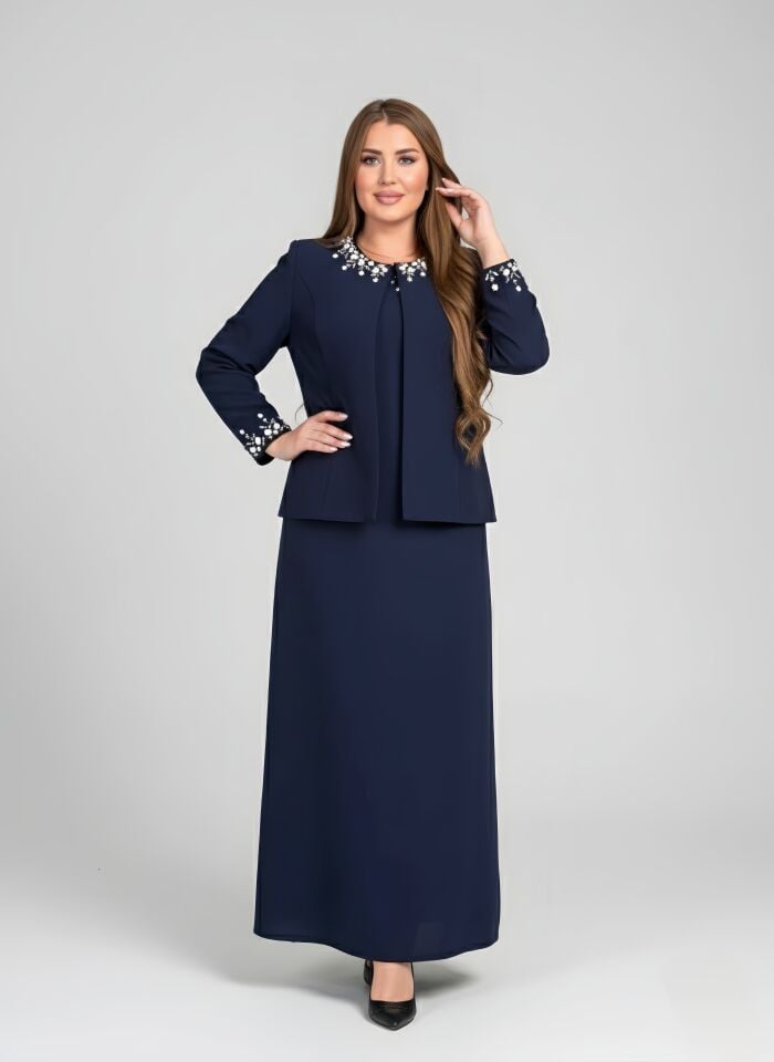 Doğaner Women | Taş İşlemeli, Kadın Takım Elbise (4393)