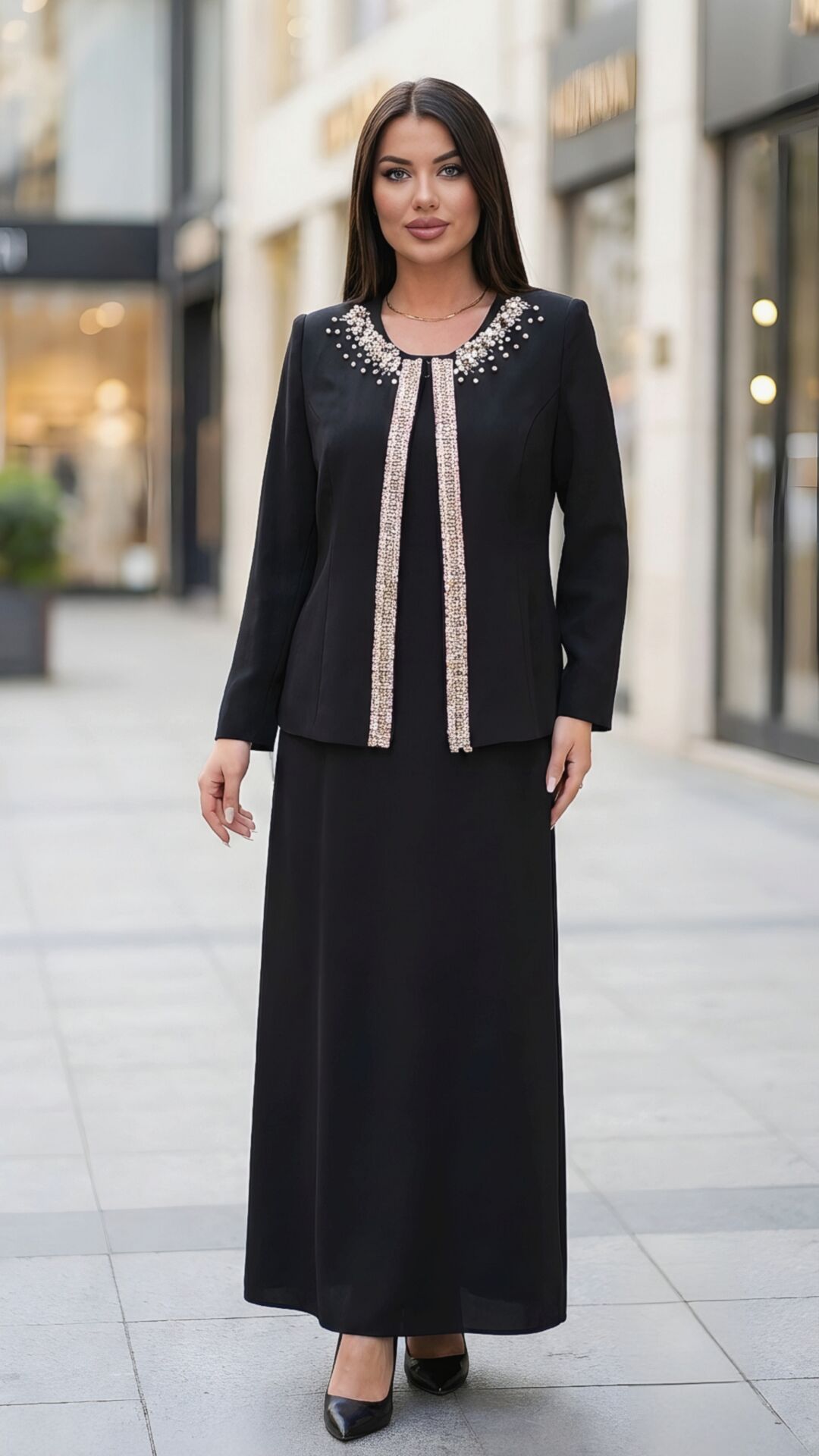 Doğaner Women | Taş İşlemeli, Kadın Takım Elbise (4455)